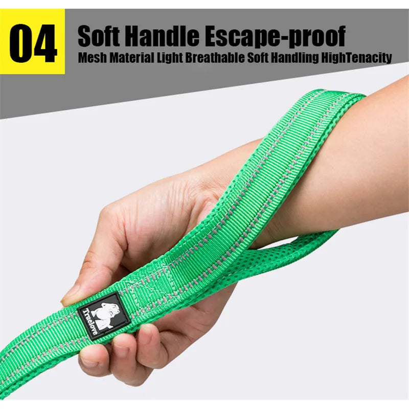 Truelove Soft Pet Leash Reflective Nylon Mesh Padded
