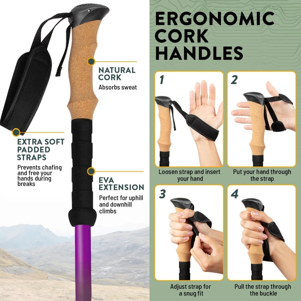 Lightweight Collapsible Hiking Poles