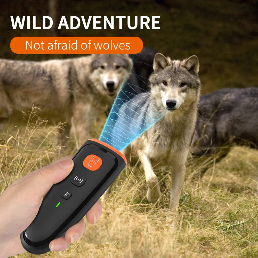 Dog Repeller Anti Barking Deterrent Device, Training 3 Modes USB Rechargeable
