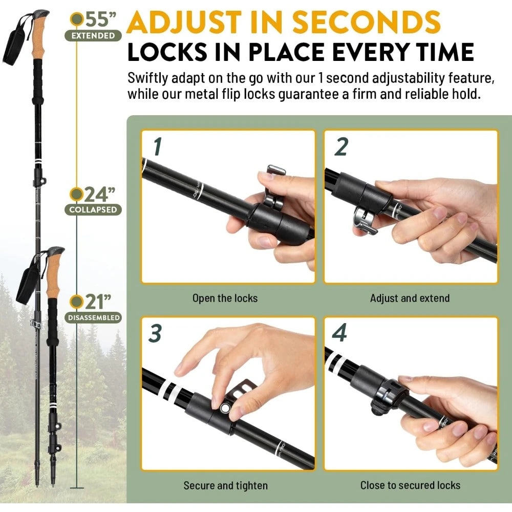 Lightweight Collapsible Hiking Poles