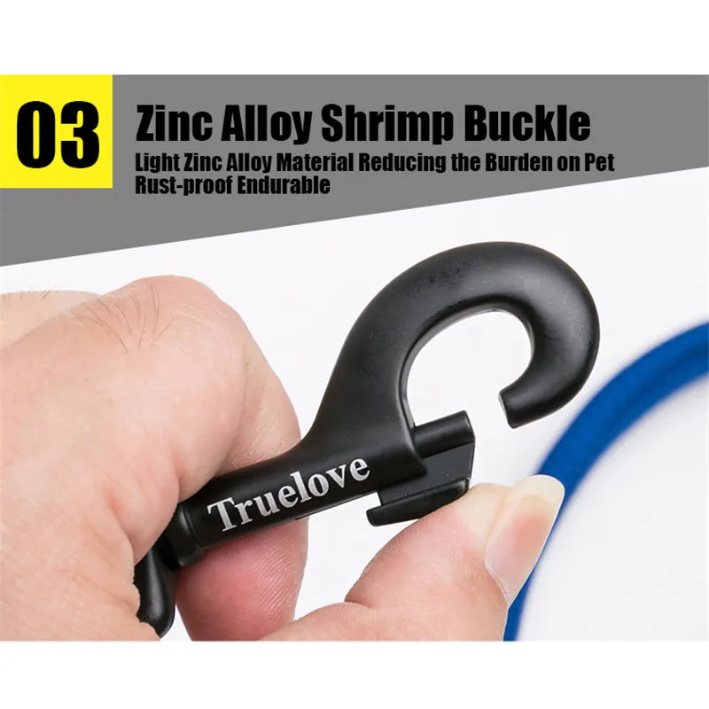 Truelove Soft Pet Leash Reflective Nylon Mesh Padded