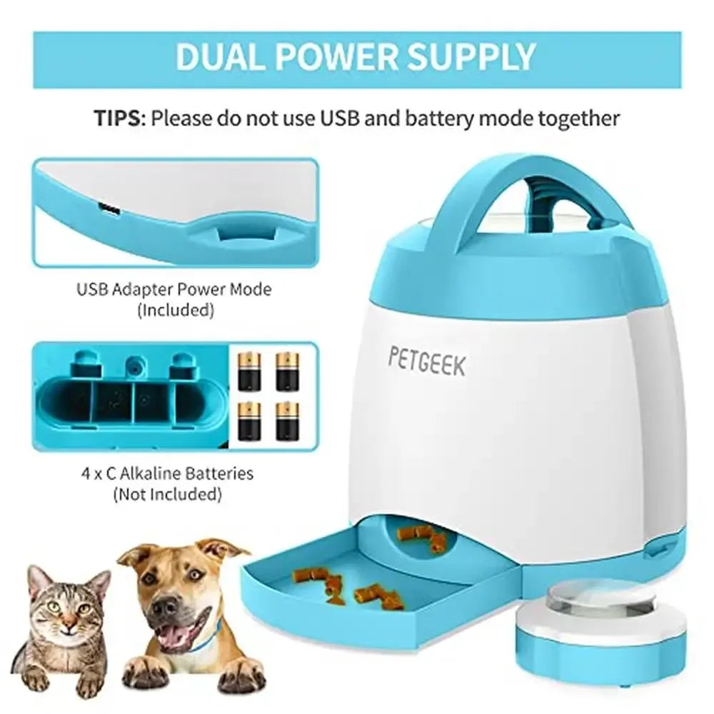 Dog Interactive Remote Control Treat Dispenser