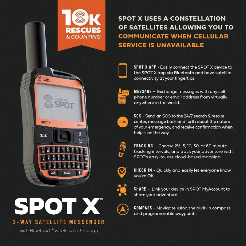 Bluetooth Handheld Portable 2-Way GPS Messenger for Hiking And Camping