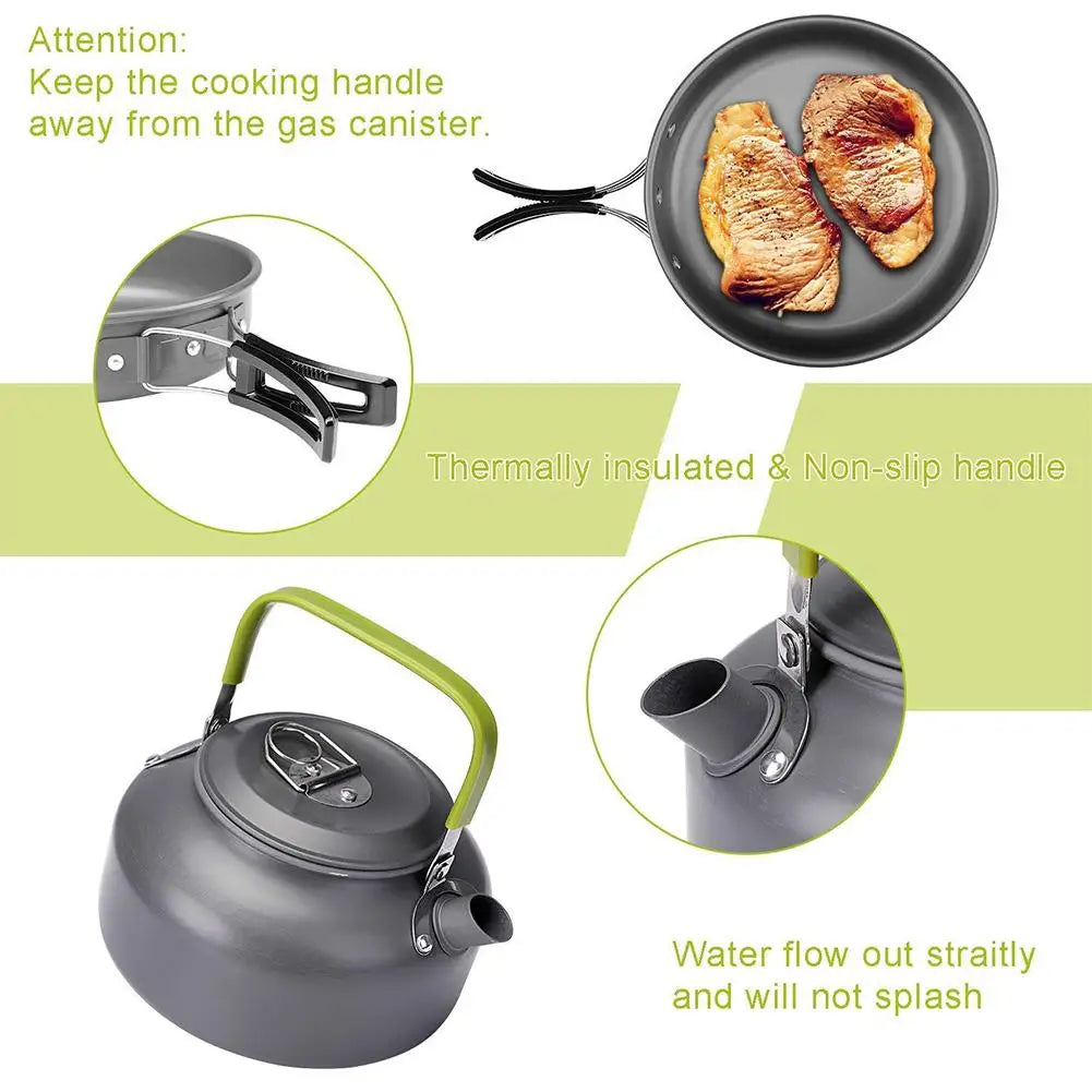 Camping  Aluminum Cooking Set