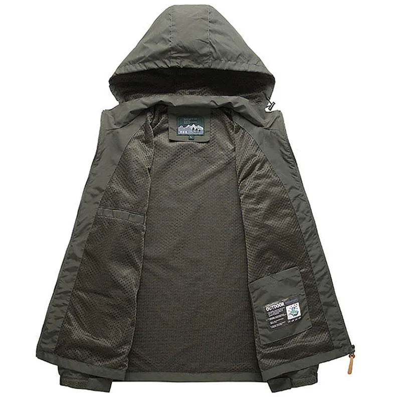 Men's Waterproof Coat Hoodie