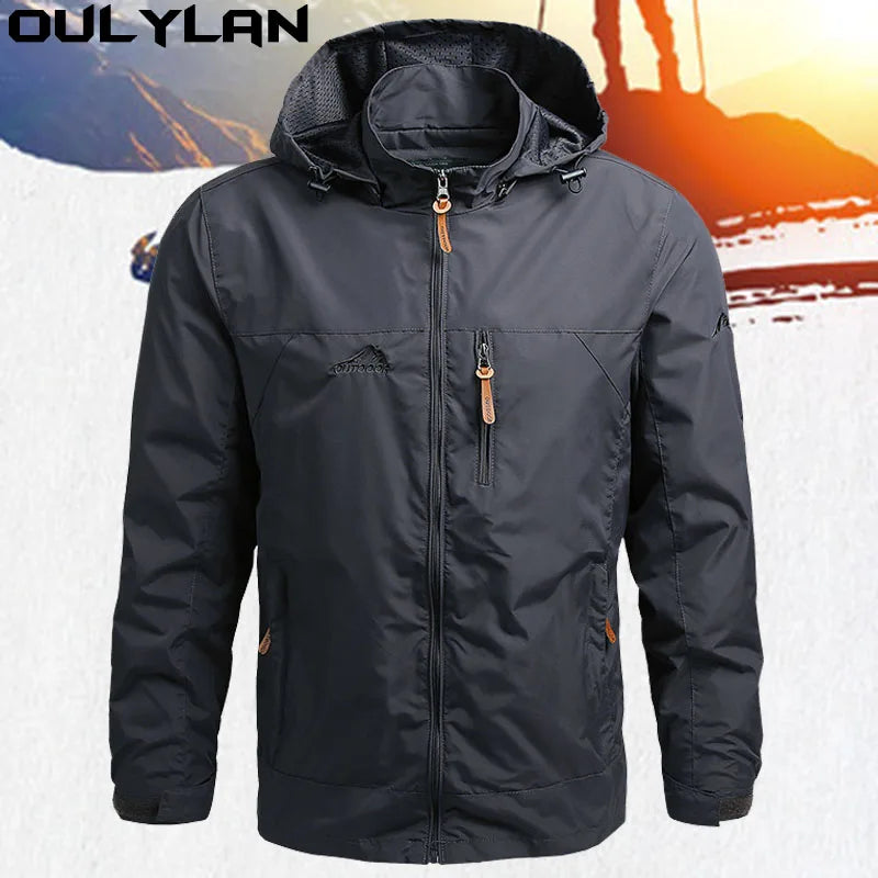 Men's Waterproof Coat Hoodie