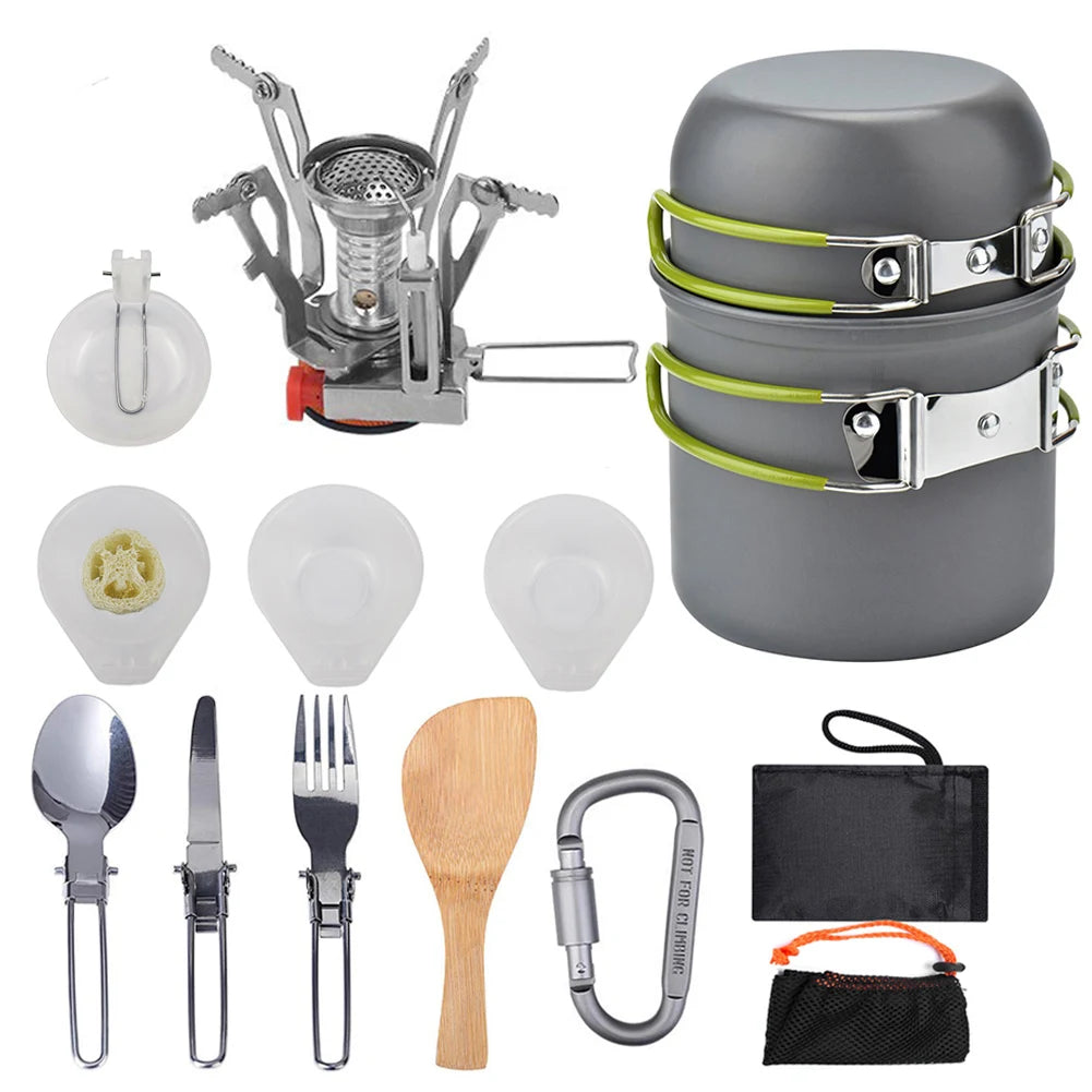 Camping  Aluminum Cooking Set