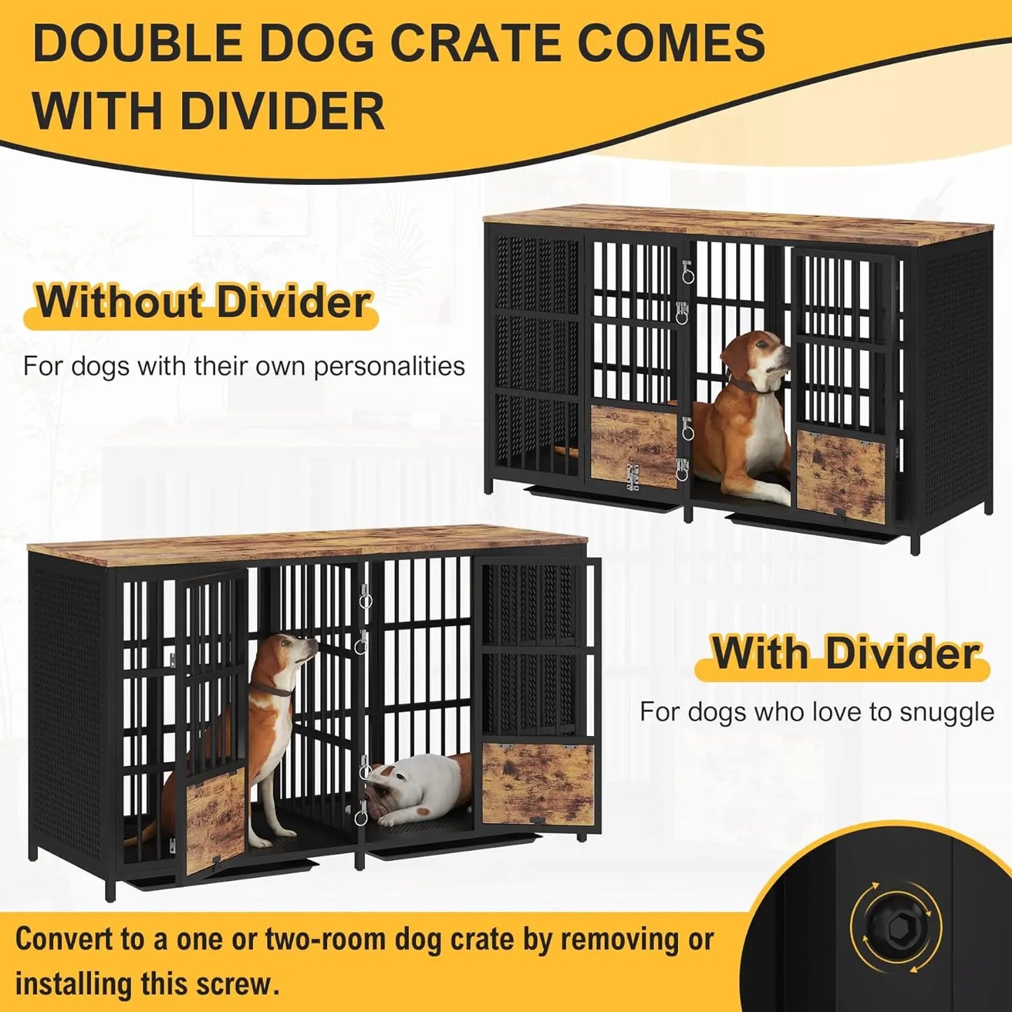 Double Dog Kennel Furniture