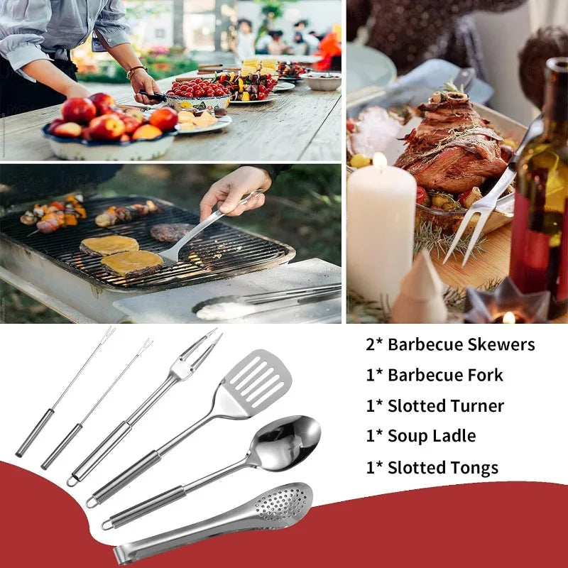 Stainless Steel Outdoor Cooking Set