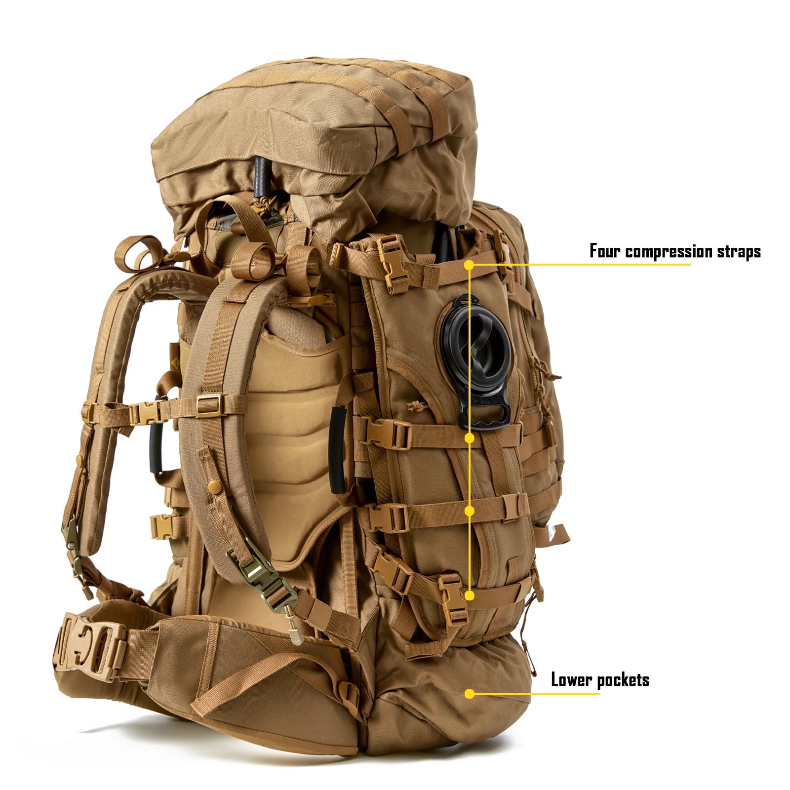 100L Large Waterproof Backpack With Hydration System – hangar7trailandtrek