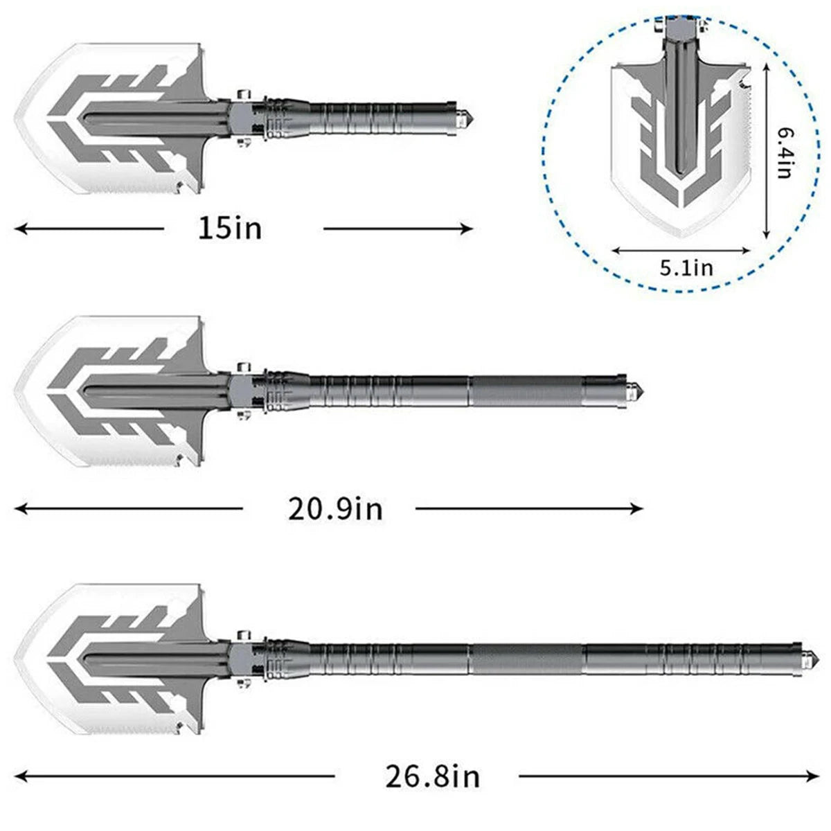 Outdoor Multifunctional Shovel For Camping